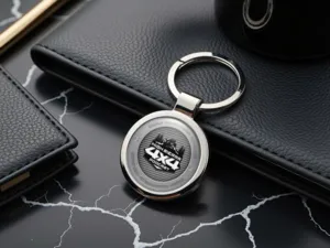 Personalized Car Keychain Steel Force